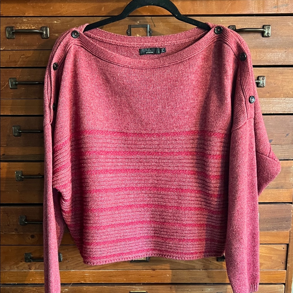 Prana Women's Sweater with Button Accents